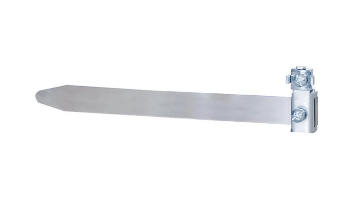 Opaska uziemiająca OU3 1/8-4iquot/br długość = 410mm, szerokośc = 20mm