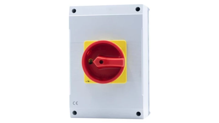 Wyłącznik WS-100 0/1 100A 3P IP65 w obudowie