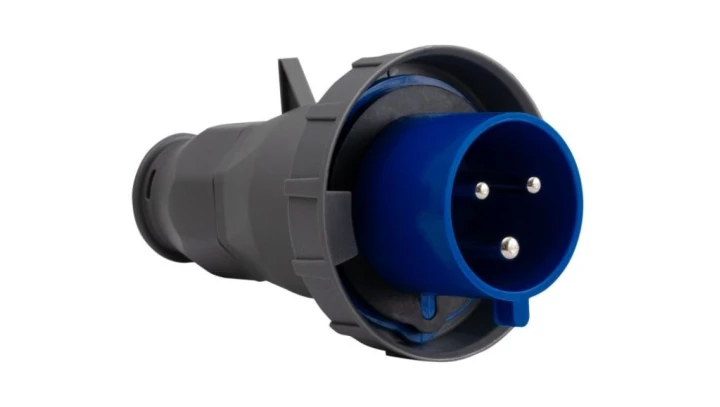Wtyczka przemysłowa - przenośna 32A 3p 200V-250V /FE/ IP67
