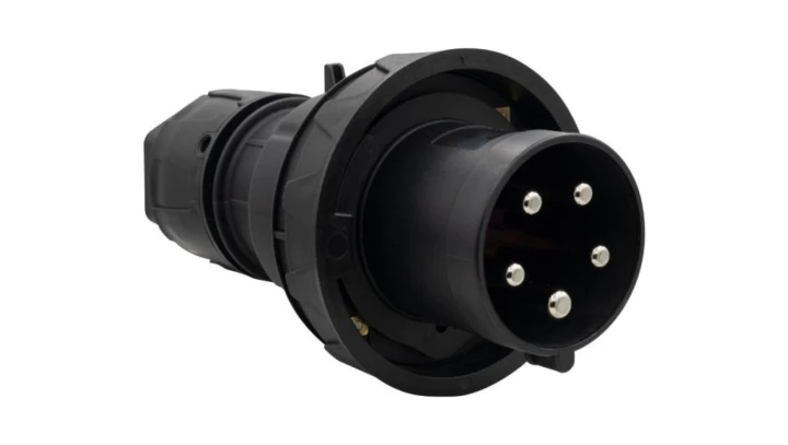 Wtyczka siłowa 63A 5p 380V-415V /FE/ IP67 czarna