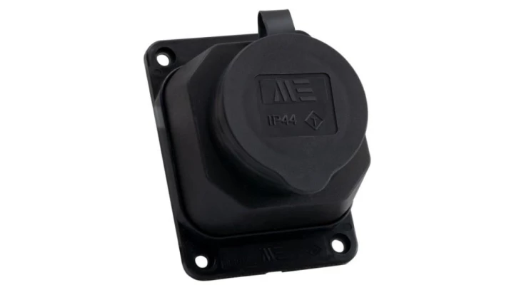 Gniazdo gumowe natynkowe proste 230V 16A IP44
