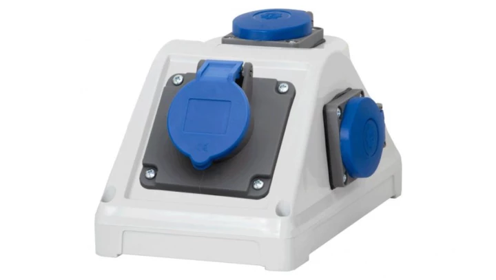 Rozdzielnica KOMBI - gniazda 16A 3p, 2x230V