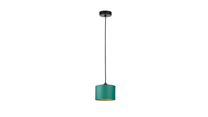Lampa wisząca nowoczesna abażur 1xE27 FLOW GREEN