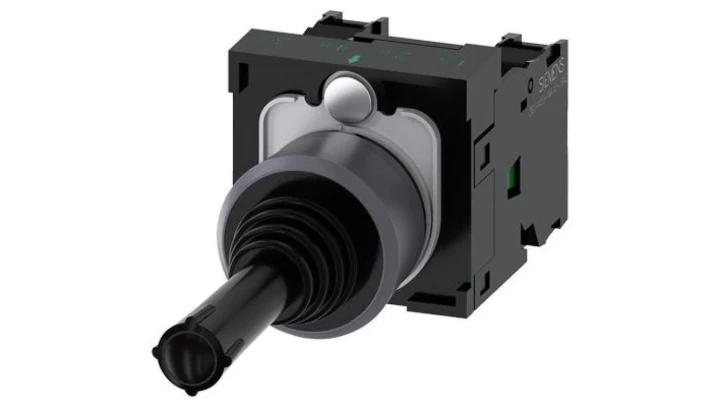 Joystick 2 kierunkowy poziomo kompletny 22mm tworzywo/metal z samopowrotem 2Z bez blokady SIRIUS ACT3SU1130-7AC10-1NA0