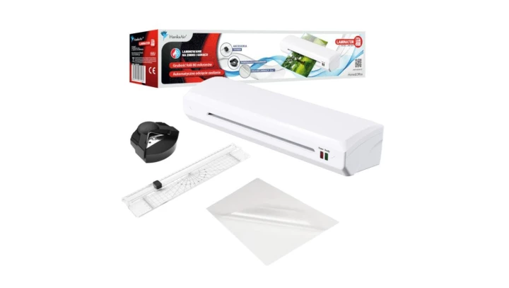LAMINATOR A4 + FOLIA + AKCESORIA - HANKSAIR