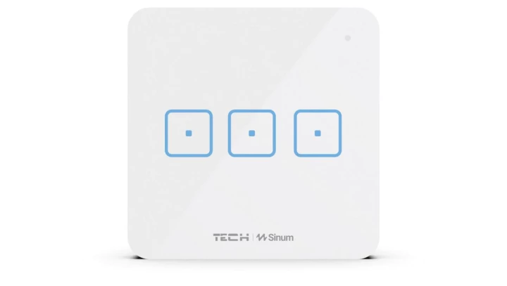 SINUM WS-03m Włącznik trójpolowy kolor biały