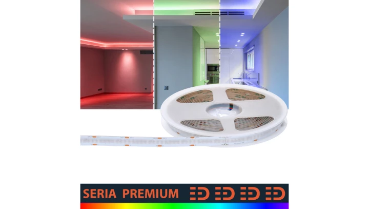 Taśma Premium 24V COB 768led RGB (50)