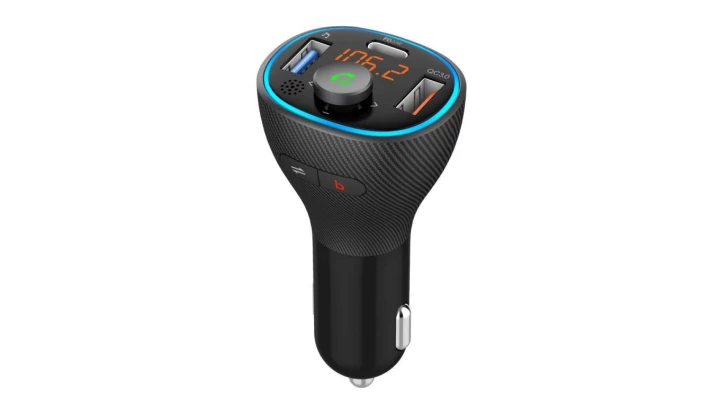 TRANSMITER samoch FM MP3 z funkcją BT,USB LCD FM-73 ART QC3.0