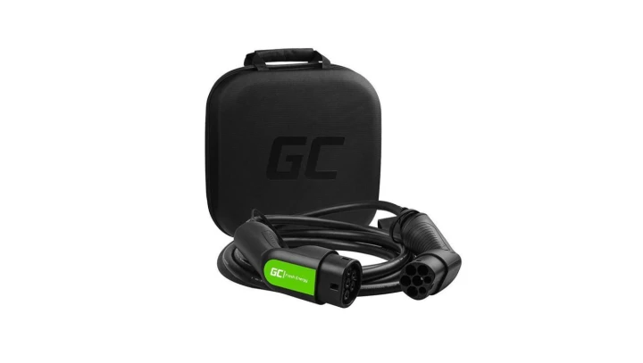 Kabel do ładowania samochodu EV Type 2 22kW 5m Tesla Model 3 / S / X, Leaf, ZOE, i3, ID,3, I-Pace, E-Tron, Taycan