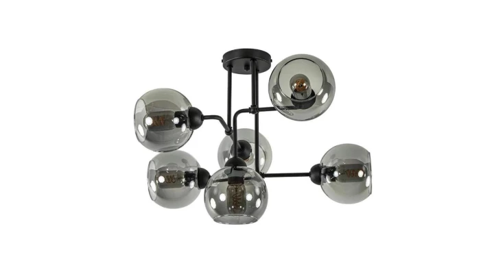 Lampa sufitowa nowoczesna 6xE27 COSMO BLACK