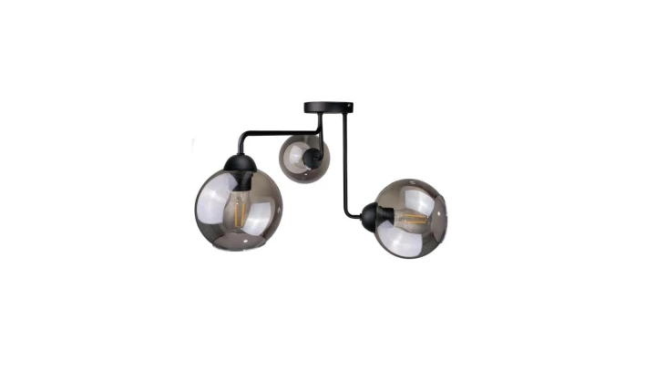 Lampa sufitowa nowoczesna 3xE27 COSMO BLACK