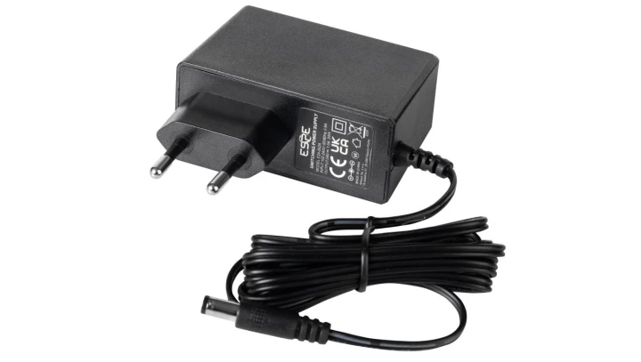 Zasilacz wtyczkowy ESPE 24V 1A 24W wtyk prosty 2,1x5,5mm