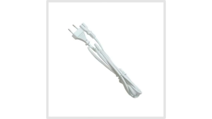 Kabel zasilający AC sieciowy atestowany 1m biały