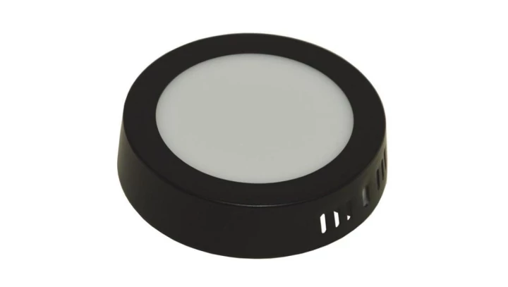 Panel led Gerrit 6W 230V 4000K czarny