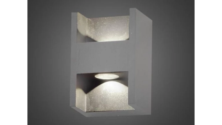 Oprawa elewacyjna LED Cissa 2x2W DW szara