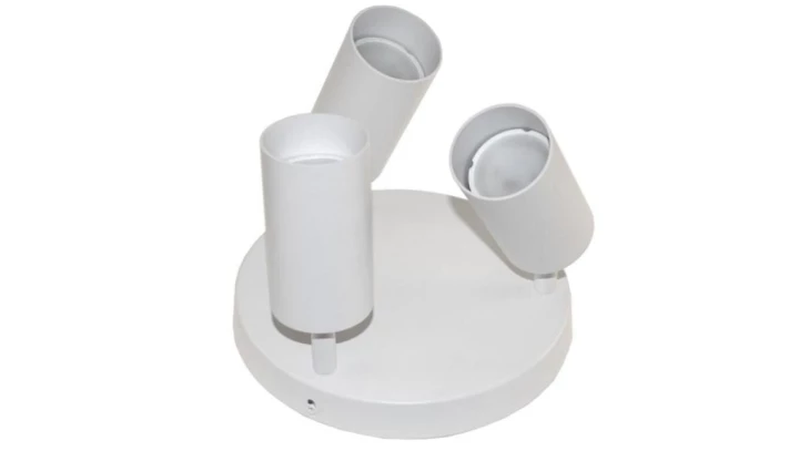Lampa spotlight Fargo 3xGU10 biała okrągła