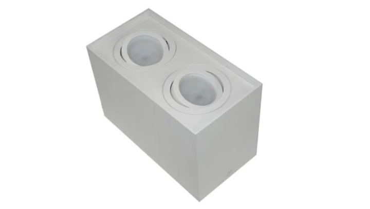 Oprawa sufitowa Siroco White ruchoma prostokąt alu