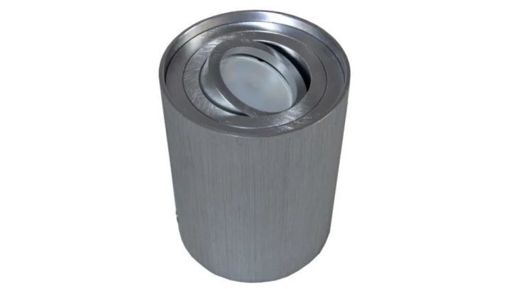 Oprawa sufitowa Siroco srebrna szczotkowana ruchom