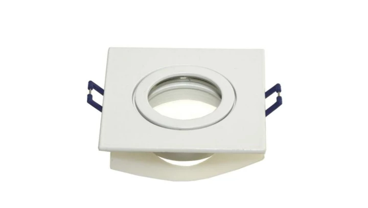 Oprawa sufitowa Quatro IP54 biała kwadrat aluminiu