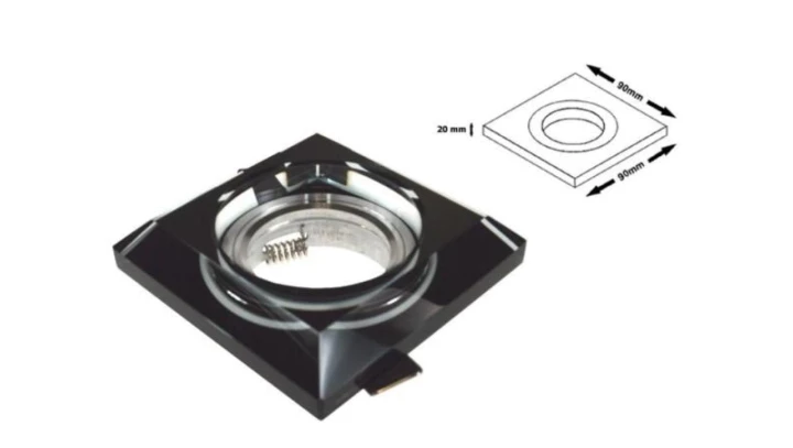 Oprawa sufitowa Mada Black