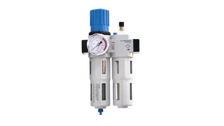 Blok przygotowania powietrza G 3/4 GW do 16 bar, regulacja 1,5-12 bar, 20 um, Flowmatik