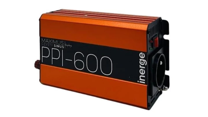 Przetwornica napięcia Maximus PPI-600 12VDC/230VAC 600VA/300W Inerge