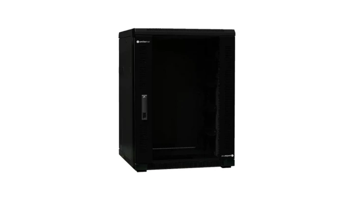 Szafa ramowa stojąca Eminernet do 5 modułów bateryjnych, 16U, kolor czarny, zestaw montażowy (EM/BAT-SH05D-6616CZ-SH0)