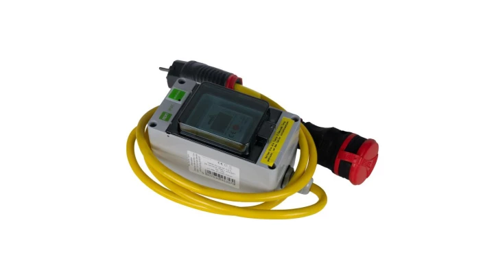 Mobilny licznik energii z resetem PUR S230VR 5m 16A żółty
