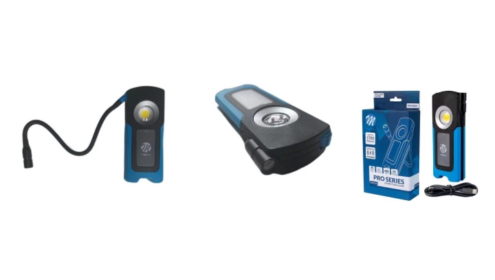 Lampa warsztatowa elastyczna regulowana z ładowaniem indukcyjnym 1700lm ILPRO508 M-tech