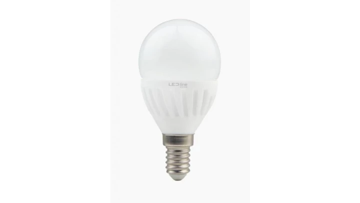LED line PRIME żarówka LED E14 7W 2700K ciepła 1000lm 140lm/w CERAMICZNA G45 KULKA 5 lat gwar.