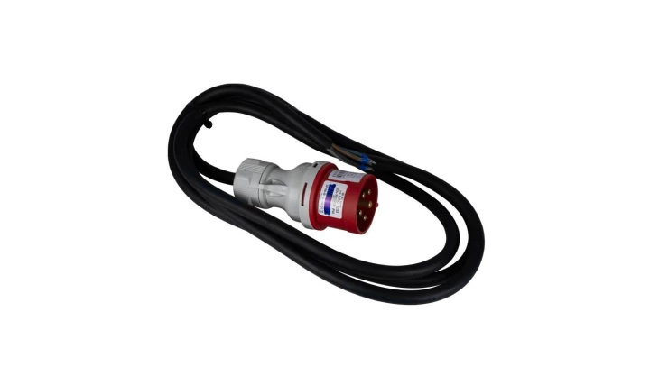 Kabel Przyłączeniowy Siłowy H07RN-F 5x2,5mm Wtyczka: 32A // 5m 3252505