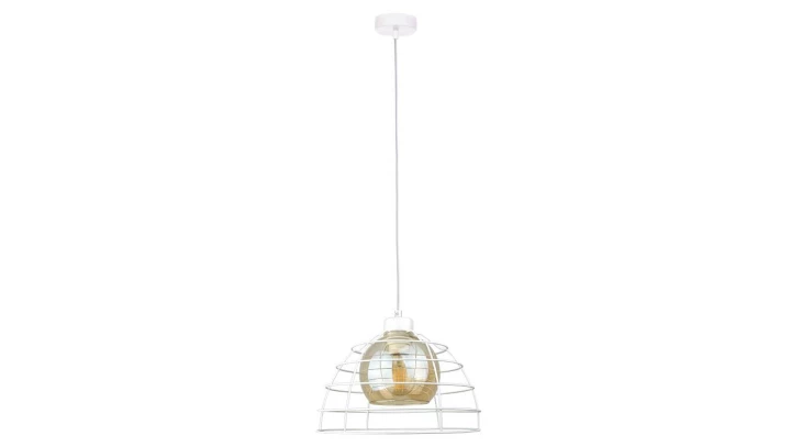 Lampa wisząca loftowa nowoczesna 1xE27 IDAGO NEW WHITE