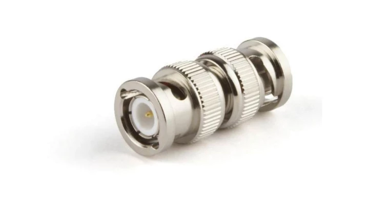 Wtyk BNC podwójny, wt.BNC-wt.BNC beczka wt.BNC