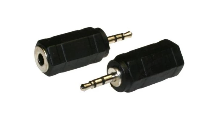 Redukcja wt.Jack 3,5/gn.Jack 2,5 stereo plastik