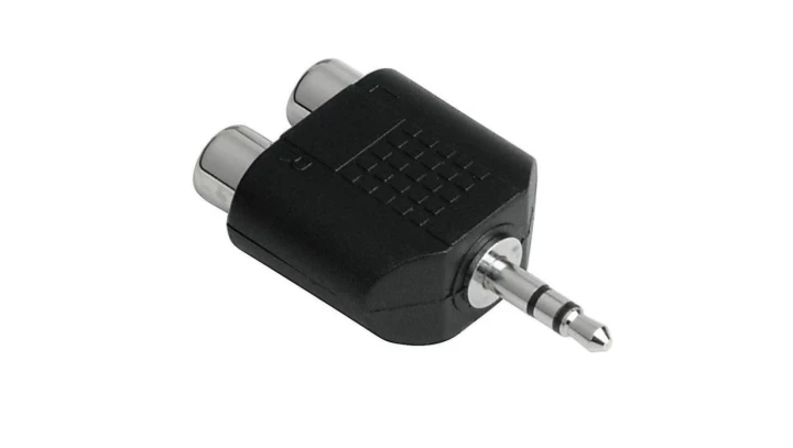 Redukcja wt.Jack 3,5/2gn.RCA stereo