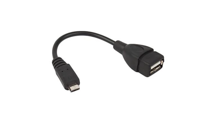 Redukcja wt.micro USB/gn.USB OTG na kablu