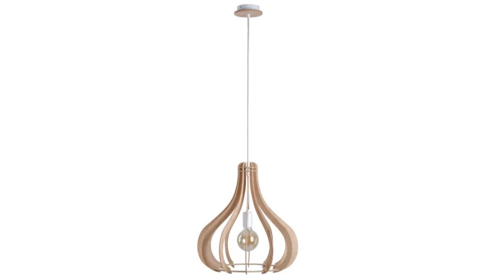 Lampa wisząca nowoczesna 1xE27 LAVENA NATURAL