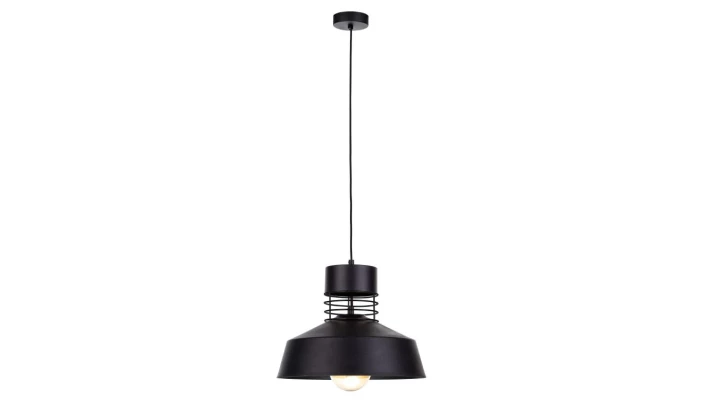 Lampa wisząca nowoczesna loftowa 1xE27 TITANIUM BLACK