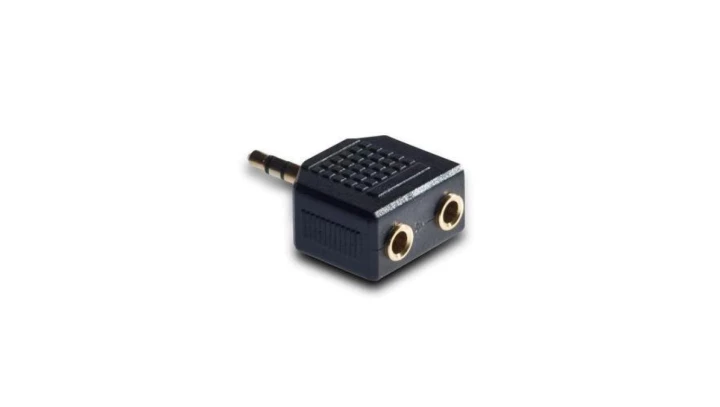 Rozgałęźnik Jack wt.Jack 3,5/2gn.Jack 3,5 stereo
