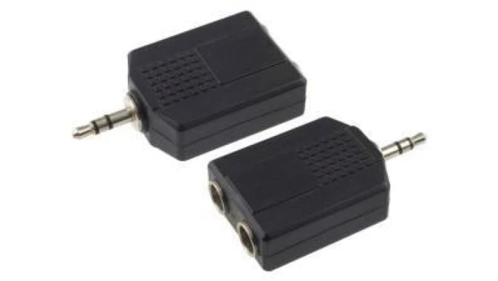 Redukcja wt.Jack 3,5/2gn.Jack 6,3 stereo plastik