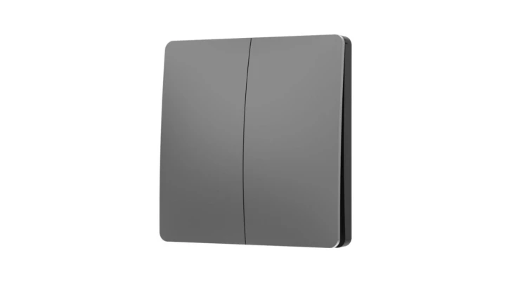 KINETYCZNY WYŁĄCZNIK ŚWIATŁA RF433 podwójny szary ART oem