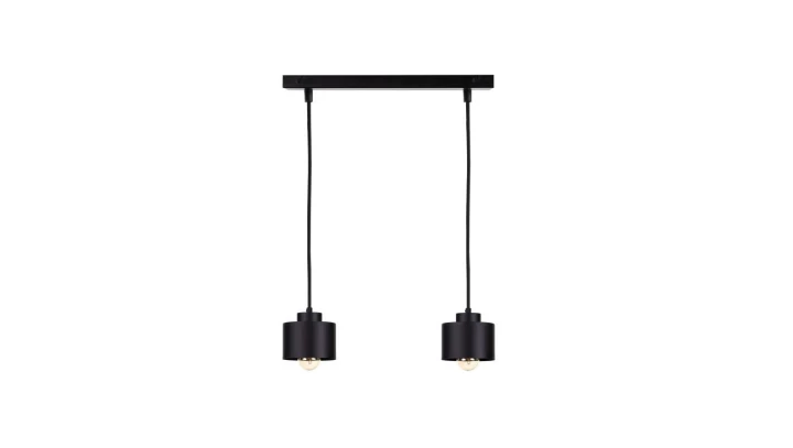 Lampa nowoczesa wisząca 2xE27 SIMPLY BLACK