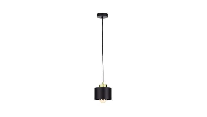 Lampa wisząca nowoczesna 1xE27 SIMPLY BLACK/GOLD