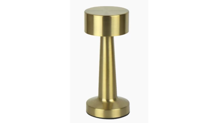 Lampka stołowa na biurko LED line RIWIA 1W 120lm zmienna barwa 3000K-5000K złota akumulator 1800mAh