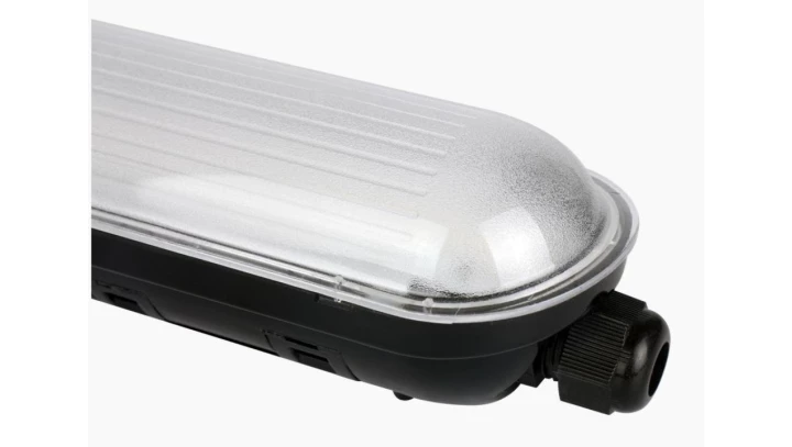 Oprawa liniowa hermetyczna LED line LINKER 40W 4000K 120cm 150lm/W 6000lm czarna IP65 atest PZH TUV 5 lat gwar.