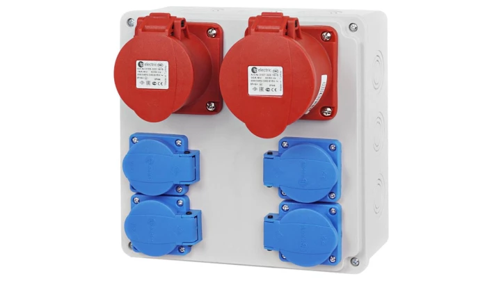 ROZDZIELNICA ROZDZIELNIA BUDOWLANA 2X16/4 4x230V RSBO.024/4