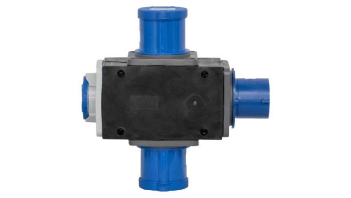 Rozdzielnica PARMA - wtyczka 32A 3p, gniazda 2x32A 3p, 230V