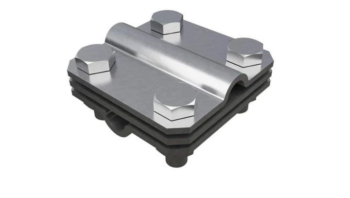 Złącze krzyżowe - 4 śrubowe, 40, 3 płytki OG L20142