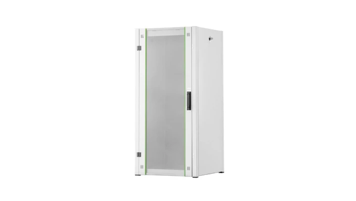Szafa teleinformatyczna rack 19 cali Hyper Pro 26U 600x600, drzwi szklane, kolor szary Digitus Professional DN-51001