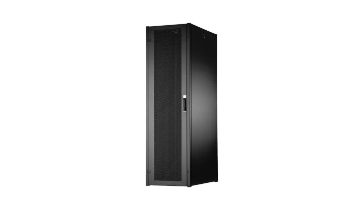 Szafa serwerowa rack 19 cali Hyper Pro 42U 600x1000, drzwi stalowe perforowane, kolor czarny Digitus Professional DN-51010-P-B